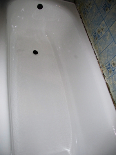 Восстановление эмали старой чугунной ванны Песочин